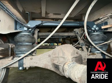 Рис. 2 Наши проекты: Установка пневмоподвески - Газель NEXT Эвакуатор