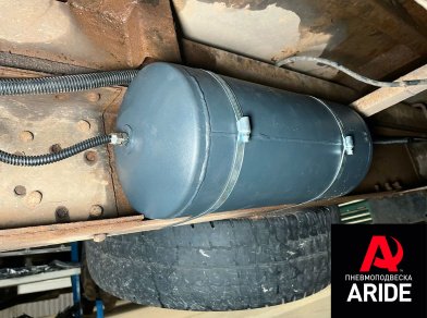 Рис. 6 Наши проекты: Установка пневмоподвески - Газель NEXT Эвакуатор