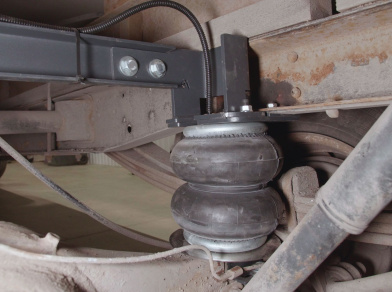 Рис. 7 Наши проекты: Вспомогательная пневмоподвеска на ГАЗель NEXT