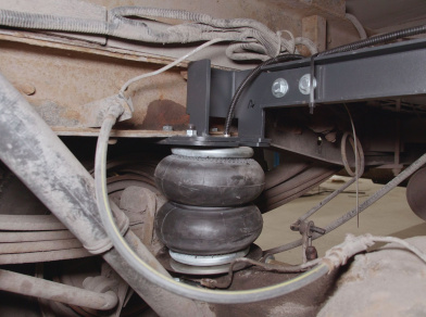 Рис. 6 Наши проекты: Вспомогательная пневмоподвеска на ГАЗель NEXT