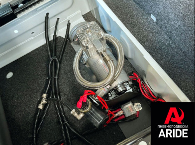 Рис. 10 Наши проекты: Пневмоподвеска и вставки в раму на Газель NEXT