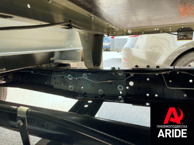 Рис. 5 Наши проекты: Пневмоподвеска и вставки в раму на Газель NEXT