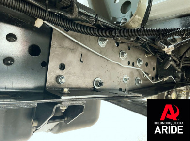 Рис. 4 Наши проекты: Пневмоподвеска и вставки в раму на Газель NEXT