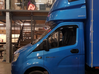 Рис. 9 Наши проекты: Пневмоподвеска на ГАЗ (GAZ) Газель NEXT с заменой пневмы - Этапы установки