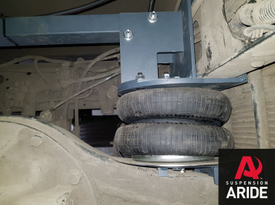 Рис. 7 Наши проекты: Пневмоподвеска на ГАЗ (GAZ) Газон NEXT от компании Арайд - Этапы установки