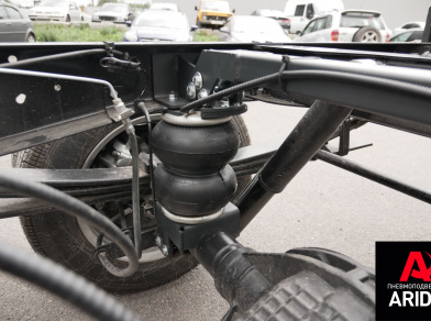 Рис. 4 Наши проекты: Установка задних пневмоподушек с двухконтурной системой на новенькую Gazelle NN