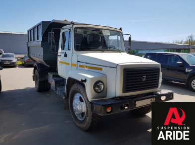 Рис. 1 Наши проекты: Установка пневмоподвески на заднюю ось Газон 3307 Самосвал