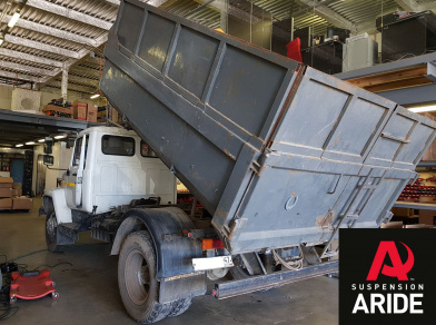 Рис. 2 Наши проекты: Установка пневмоподвески на заднюю ось Газон 3307 Самосвал