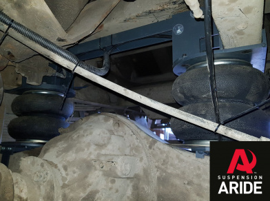 Рис. 4 Наши проекты: Установка пневмоподвески на заднюю ось Газон 3307 Самосвал