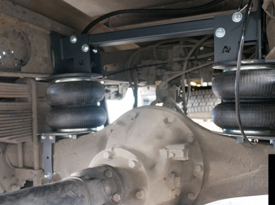 Рис. 7 Наши проекты: Пневмоподвеска на переднюю и заднюю ось Газон Next