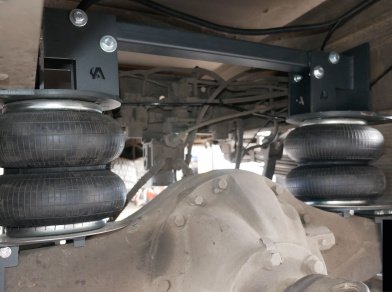 Рис. 5 Наши проекты: Пневмоподвеска на переднюю и заднюю ось Газон Next