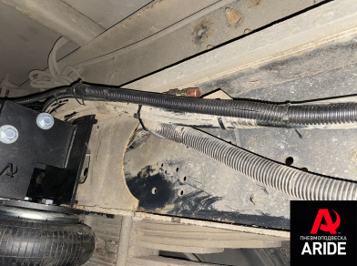 Рис. 8 Наши проекты: Вспомогательная пневмоподвеска на Газон NEXT 