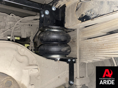 Рис. 6 Наши проекты: Вспомогательная пневмоподвеска на Газон NEXT 