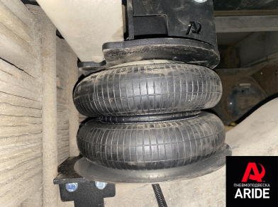 Рис. 7 Наши проекты: Вспомогательная пневмоподвеска на Газон NEXT 