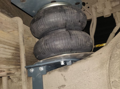 Рис. 11 Наши проекты: Пневмоподвеска на ГАЗ (GAZ) Газон NEXT (Рама Луидор) - Этапы установки