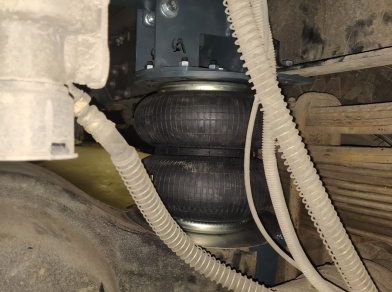 Рис. 5 Наши проекты: Пневмоподвеска на ГАЗ (GAZ) Газон NEXT (Рама Луидор) - Этапы установки