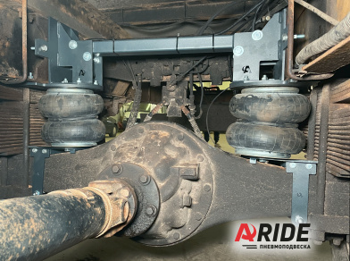 Рис. 4 Наши проекты: Установка комплекта вспомогательной пневмоподвески на Газон NEXT