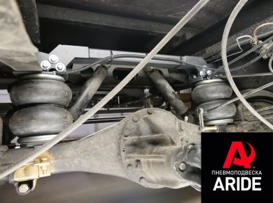 Рис. 6 Наши проекты: Установка пневмоподвески на новенькую Газель Next