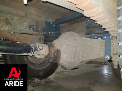 Рис. 3 Наши проекты: Пневмоподвеска на ГАЗ (GAZ) Газон NEXT для комфорта - Этапы установки