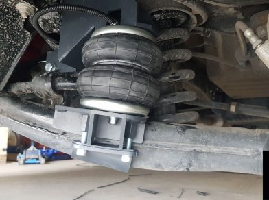 Рис. 5 Наши проекты: Установка пневмоподвески на Газель Некст 4,6 тонн