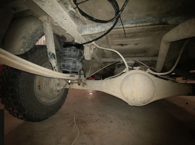 Рис. 7 Наши проекты: Пневмоподвеска на ГАЗ (GAZ) Соболь для грузоподъемности - Этапы установки