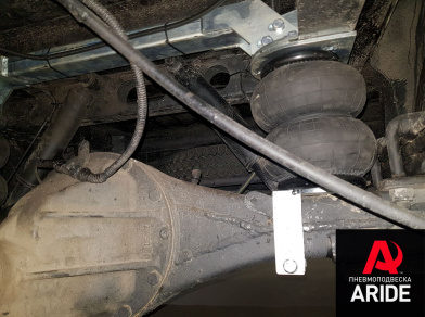 Рис. 19 Наши проекты: Пневмоподвеска на ГАЗ (GAZ) Газель NEXT для грузоподъемности - Этапы установки