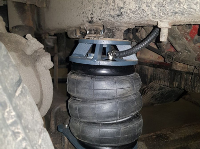 Рис. 8 Наши проекты: Пневмоподвеска на ГАЗ (GAZ) Валдай с гарантией - Этапы установки