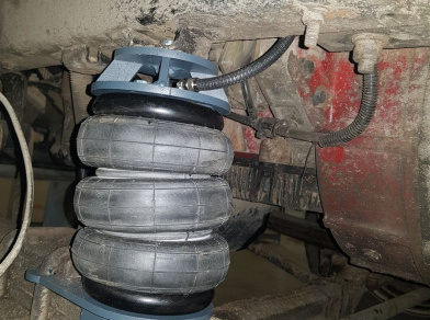 Рис. 2 Наши проекты: Пневмоподвеска на ГАЗ (GAZ) Валдай с гарантией - Этапы установки