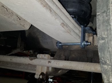 Рис. 9 Наши проекты: Пневмоподвеска на ГАЗ (GAZ) Валдай для грузоподъемности - Этапы установки