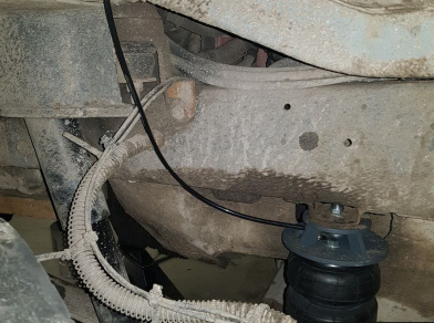 Рис. 6 Наши проекты: Пневмоподвеска на ГАЗ (GAZ) Валдай для грузоподъемности - Этапы установки