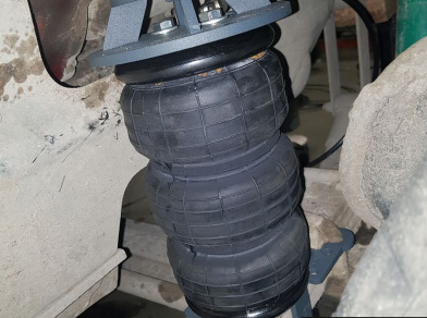 Рис. 2 Наши проекты: Пневмоподвеска на ГАЗ (GAZ) Валдай для грузоподъемности - Этапы установки