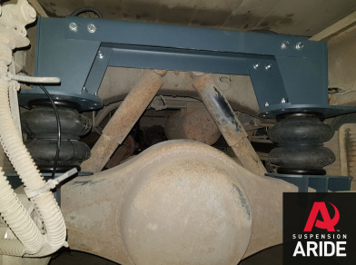 Рис. 5 Наши проекты: Пневмоподвеска на ГАЗ (GAZ) Валдай для усиления - Этапы установки