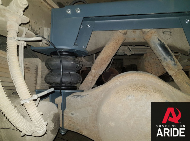 Рис. 3 Наши проекты: Пневмоподвеска на ГАЗ (GAZ) Валдай для усиления - Этапы установки