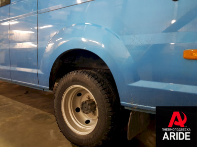 Рис. 26 Наши проекты: Пневмоподвеска на ГАЗ (GAZ) Газель NEXT для грузоподъемности - Этапы установки