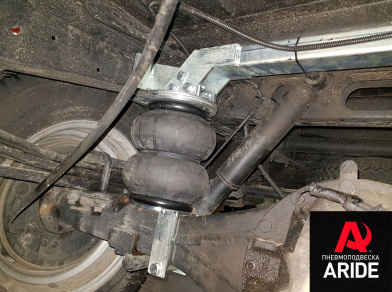 Рис. 15 Наши проекты: Пневмоподвеска на ГАЗ (GAZ) Газель NEXT для грузоподъемности - Этапы установки