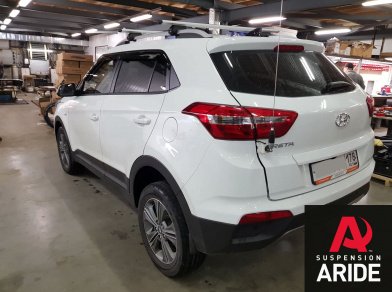 Рис. 5 Наши проекты: Установка вставок в пружины Blackstone на Hyundai Creta