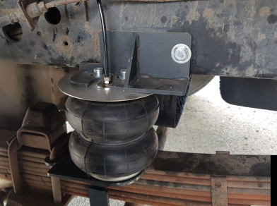 Рис. 7 Наши проекты: Установка пневмоподвески на заднюю ось Hyundai HD120