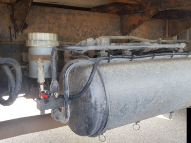 Рис. 8 Наши проекты: Установка пневмоподвески на заднюю ось Hyundai HD120