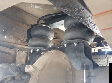 Рис. 3 Наши проекты: Установка пневмоподвески на заднюю ось Hyundai HD120