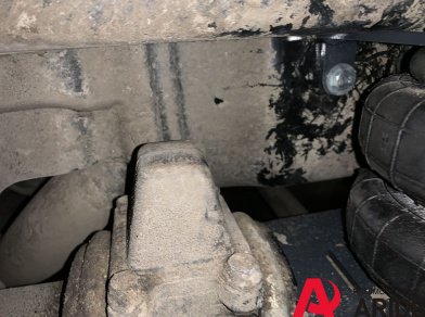 Рис. 10 Наши проекты: Пневмоподвеска на Hyundai HD 120 - Этапы установки