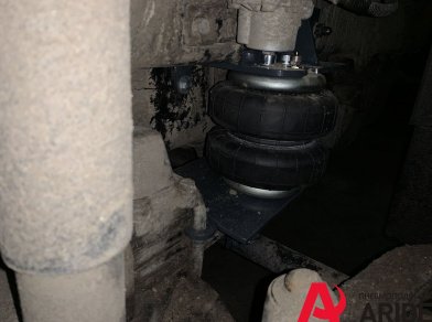 Рис. 6 Наши проекты: Пневмоподвеска на Hyundai HD 120 - Этапы установки