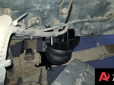 Рис. 2 Наши проекты: Установка передней пневмоподвески на кран-манипулятор Hyundai HD 120