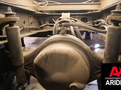 Рис. 7 Наши проекты: Установка пневмоподвески на Hyundai HD120