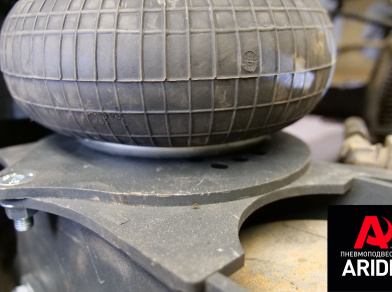 Рис. 3 Наши проекты: Установка пневмоподвески на Hyundai HD120