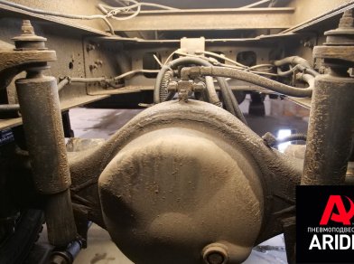 Рис. 7 Наши проекты: Установка пневмоподвески на Hyundai HD120