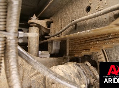 Рис. 6 Наши проекты: Установка пневмоподвески на Hyundai HD120