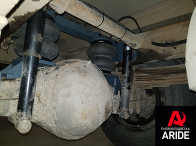 Рис. 5 Наши проекты: Пневмоподвеска на Hyundai HD 78 для комфорта - Этапы установки
