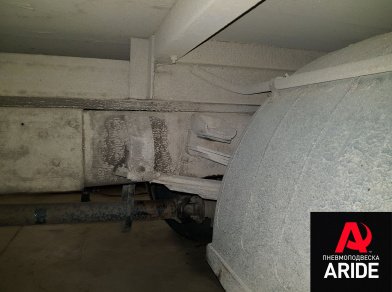 Рис. 6 Наши проекты: Пневмоподвеска на Hyundai HD 78 для комфорта - Этапы установки