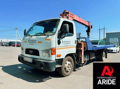 Рис. 1 Наши проекты: Установка вспомогательной пневмоподвески на Hyundai HD78