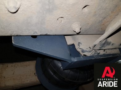 Рис. 4 Наши проекты: Пневмоподвеска на Hyundai HD 78 с гарантией - Этапы установки